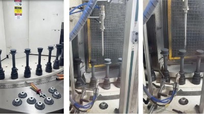 驗收（shōu）圓滿（mǎn）！河南減震客戶與羞羞视频在线观看敲定噴膠機發貨日