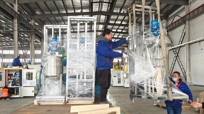 自動供膠係統預攪拌桶完成（chéng）交付--浙江嘉興橡膠減震客戶