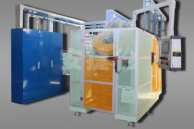 自動滾噴（pēn）機—安（ān）捷倫中小零件全噴設備5