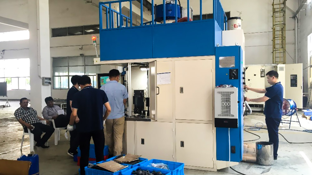 安捷（jié）倫滾噴（pēn）機和噴膠機順利通（tōng）過印度（dù）客戶（hù）驗收