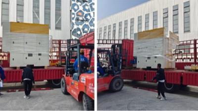 安徽汽車零部件客戶的40工位自動噴膠機成功發（fā）貨