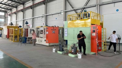 安捷（jié）倫汽車零部件客戶 亞新科驗收28工位（wèi）自動噴膠機