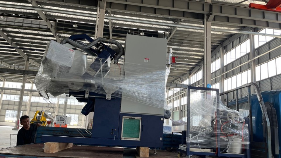 自動滾噴機PR90發貨現場—發安徽密封件客戶（德資）