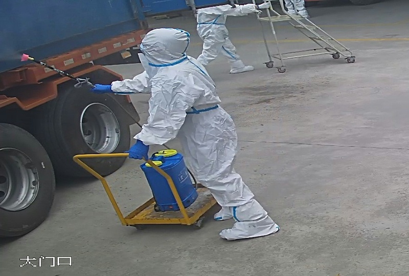 自動滾噴機發貨消（xiāo）毒