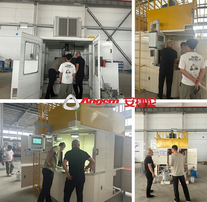 橡膠（jiāo）減震自動噴膠機1