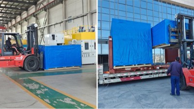 自動噴膠機發貨（huò）-泰國汽車橡膠減震老客戶普洛斯派