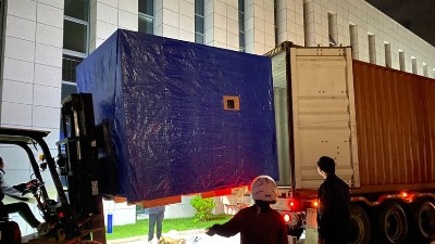 【滾噴機發貨】馬來西亞客戶的滾噴機PR90-DYS12M型發貨