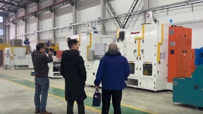 外圓自動滾塗（tú）機 迎來寧（níng）波汽車部件老（lǎo）客戶的現場驗收