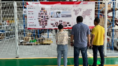 南通通州灣經開（kāi）局副局長到訪羞羞视频在线观看南通工廠指（zhǐ）導工作